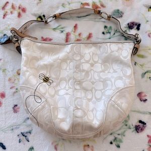 Limited Edition Coach Signature Bumble Bee Sobo Purse